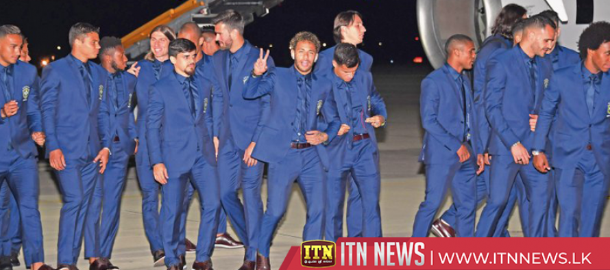 Brazil team arrives in Sochi ahead of World Cup
