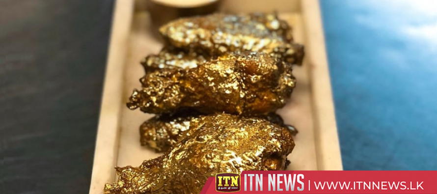 New York bar serves up gold-dusted chicken wings