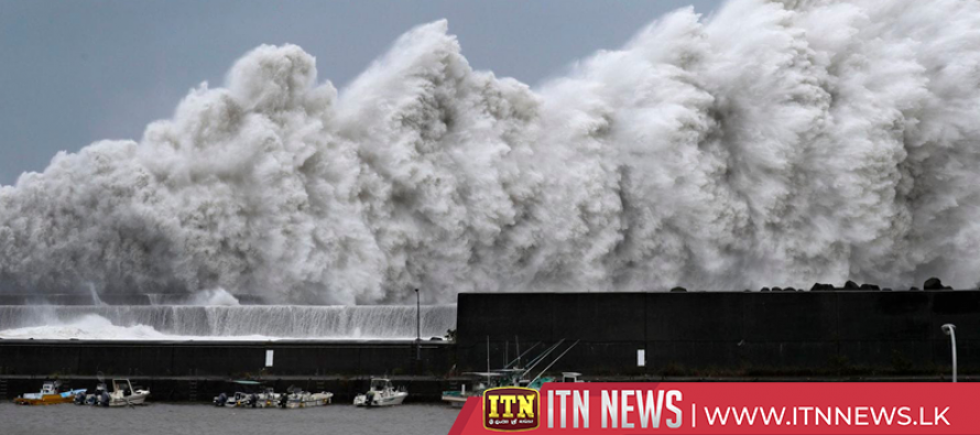 At least six killed as typhoon Jebi lashes across western Japan