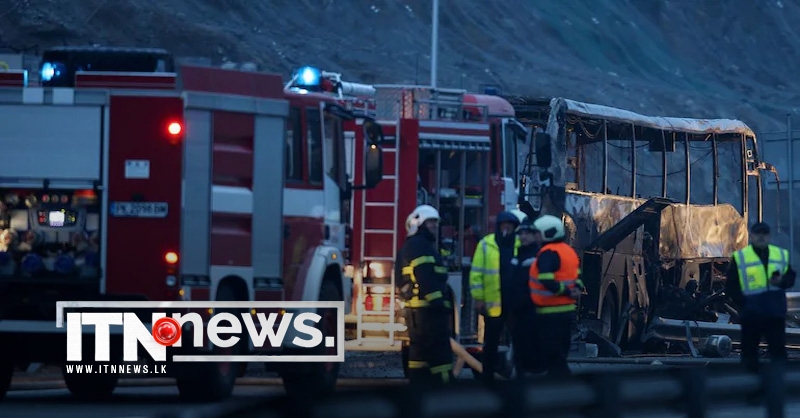 Flaming bus crash in Bulgaria kills 45 North Macedonian tourists